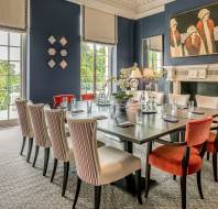 Table for 12 in grand drawing room