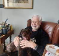 Lulu the Miniature Schnauzer recently moved in to her new home at Cooper's Hill